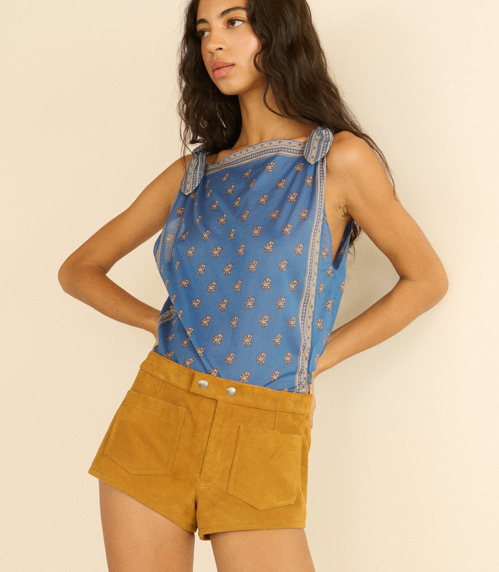 AMALIA TOP -- EARTHA PAISLEY