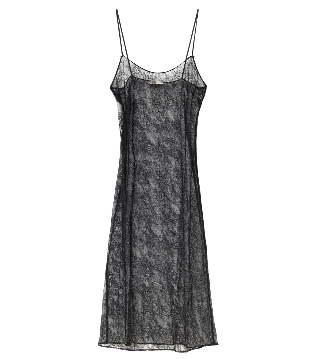 AMEDINE SLIP -- BLACK
