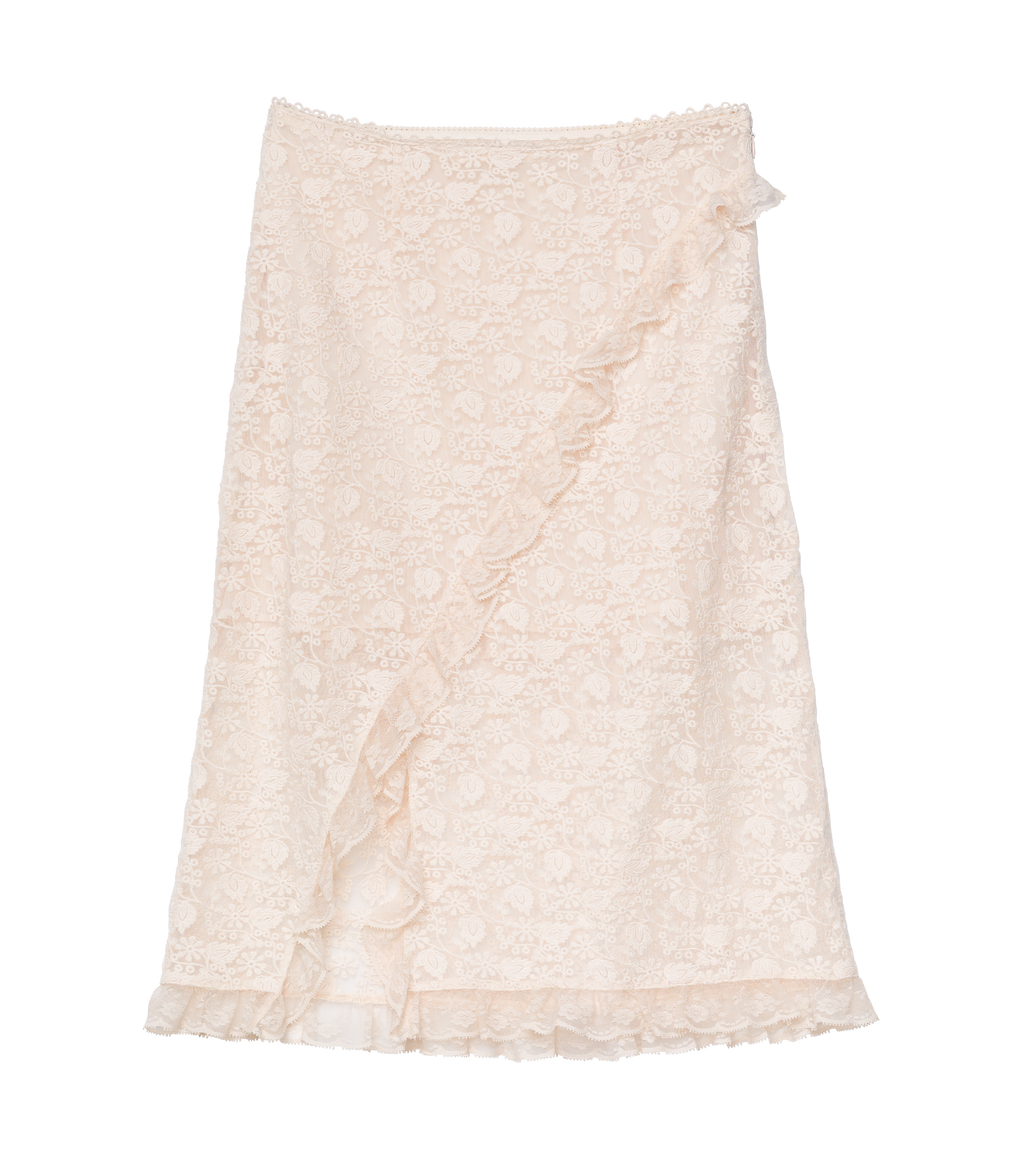 AURELLA SKIRT -- SOFT CAMELLIA