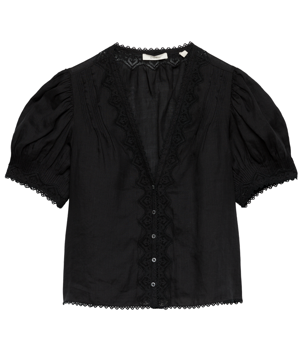 BRIGITTA TOP -- BLACK
