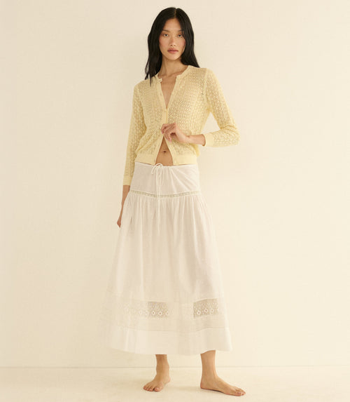 DIANE CARDIGAN -- VANILLA