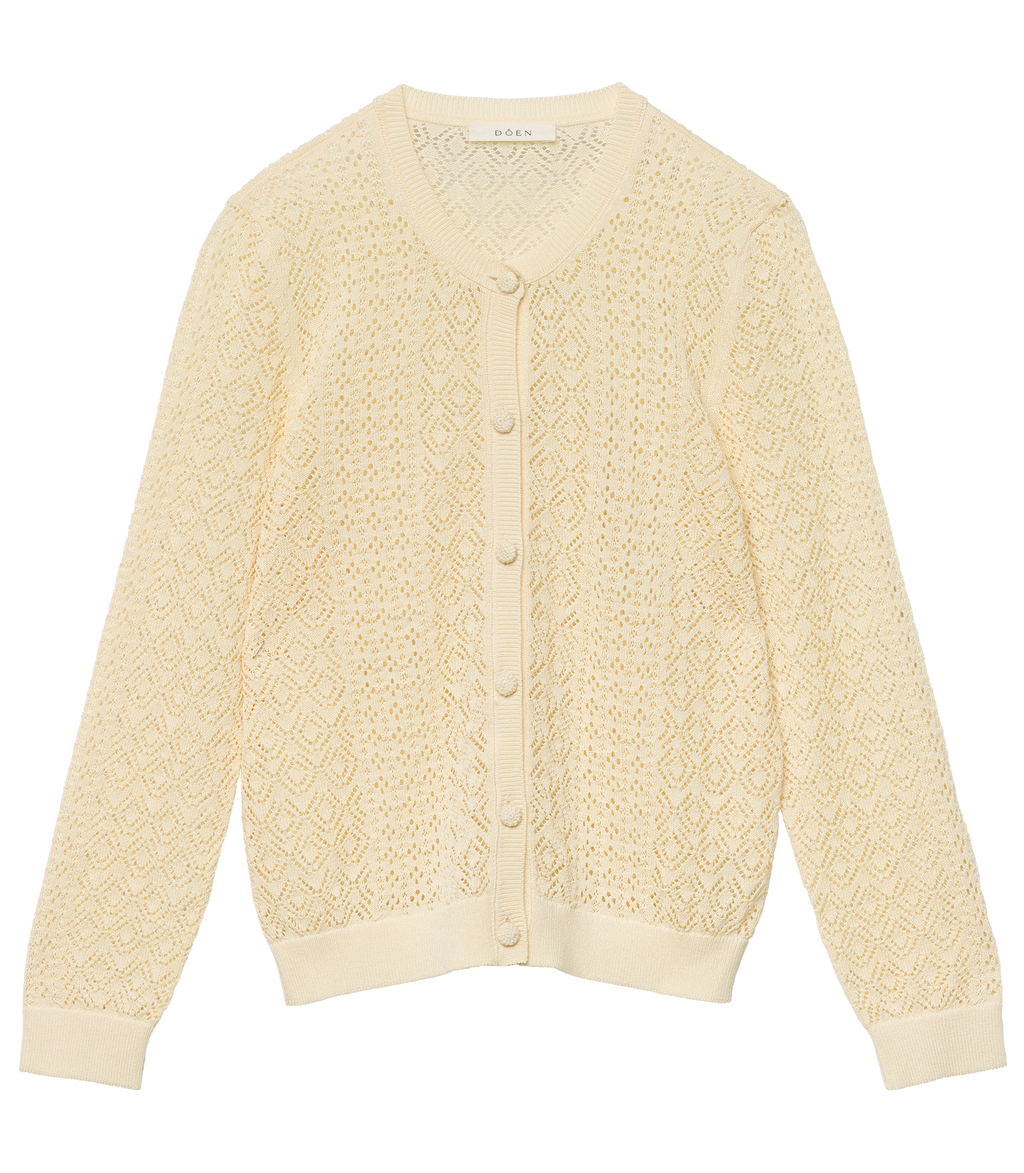 DIANE CARDIGAN -- VANILLA