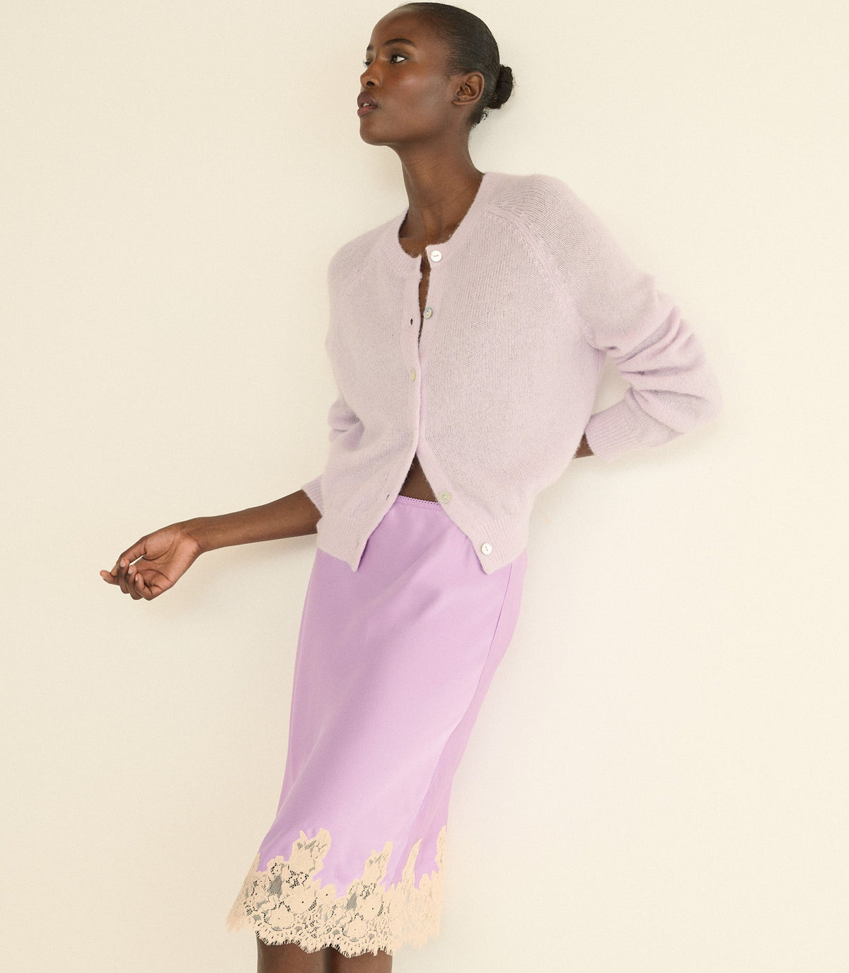 ELOWETTE SKIRT -- ORCHID BLOSSOM