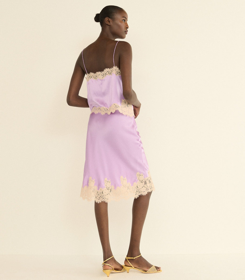 ELOWETTE SKIRT -- ORCHID BLOSSOM