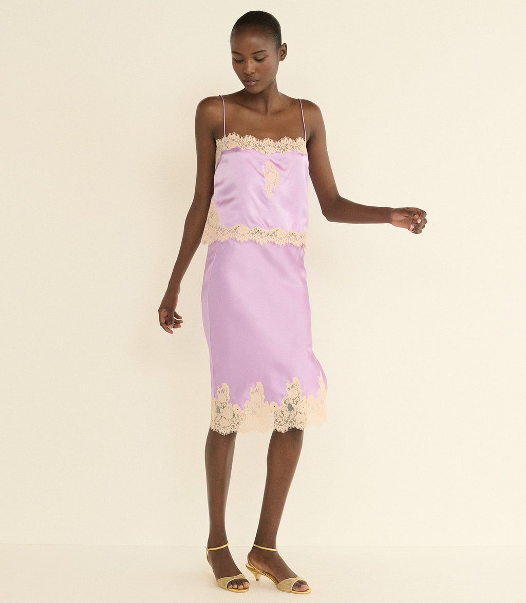 ELOWETTE SKIRT -- ORCHID BLOSSOM