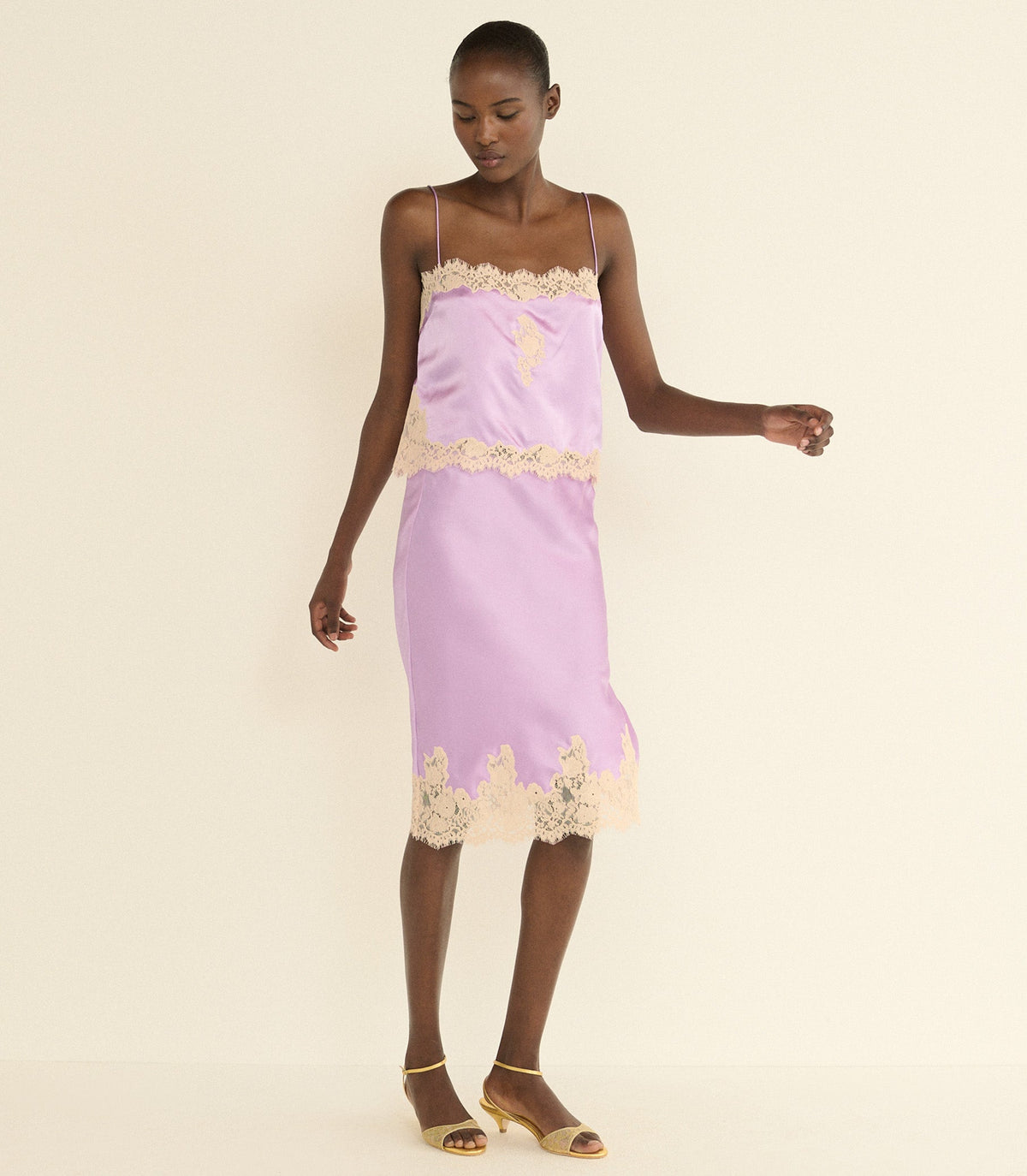 ELOWETTE SKIRT -- ORCHID BLOSSOM