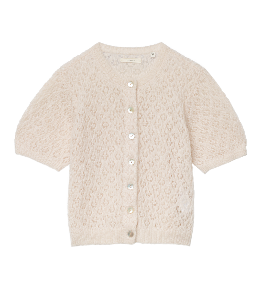 EVELYN CARDIGAN -- HEATHER DOGWOOD