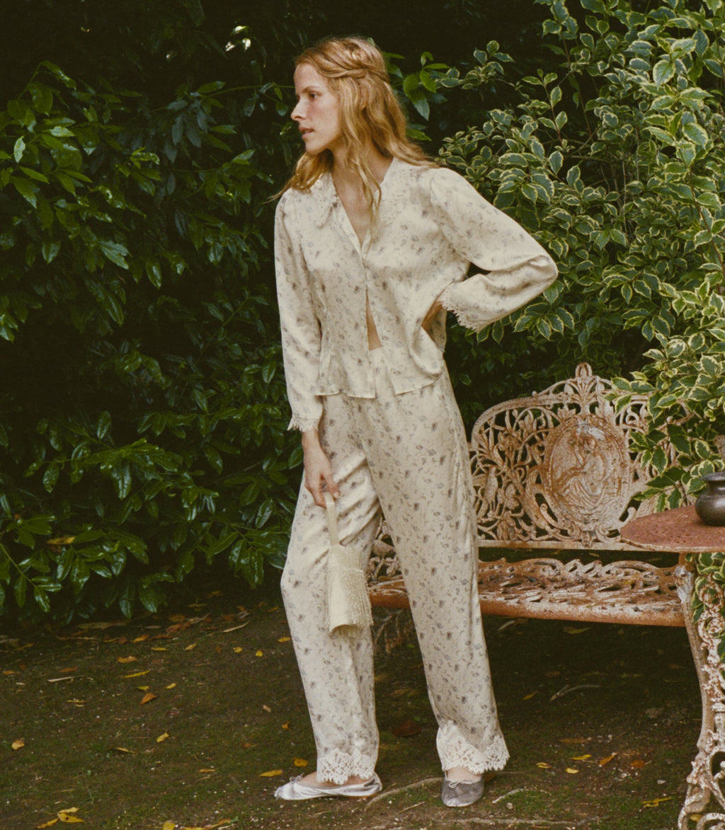 FELISE PANT -- CAMELLIA BLOOM