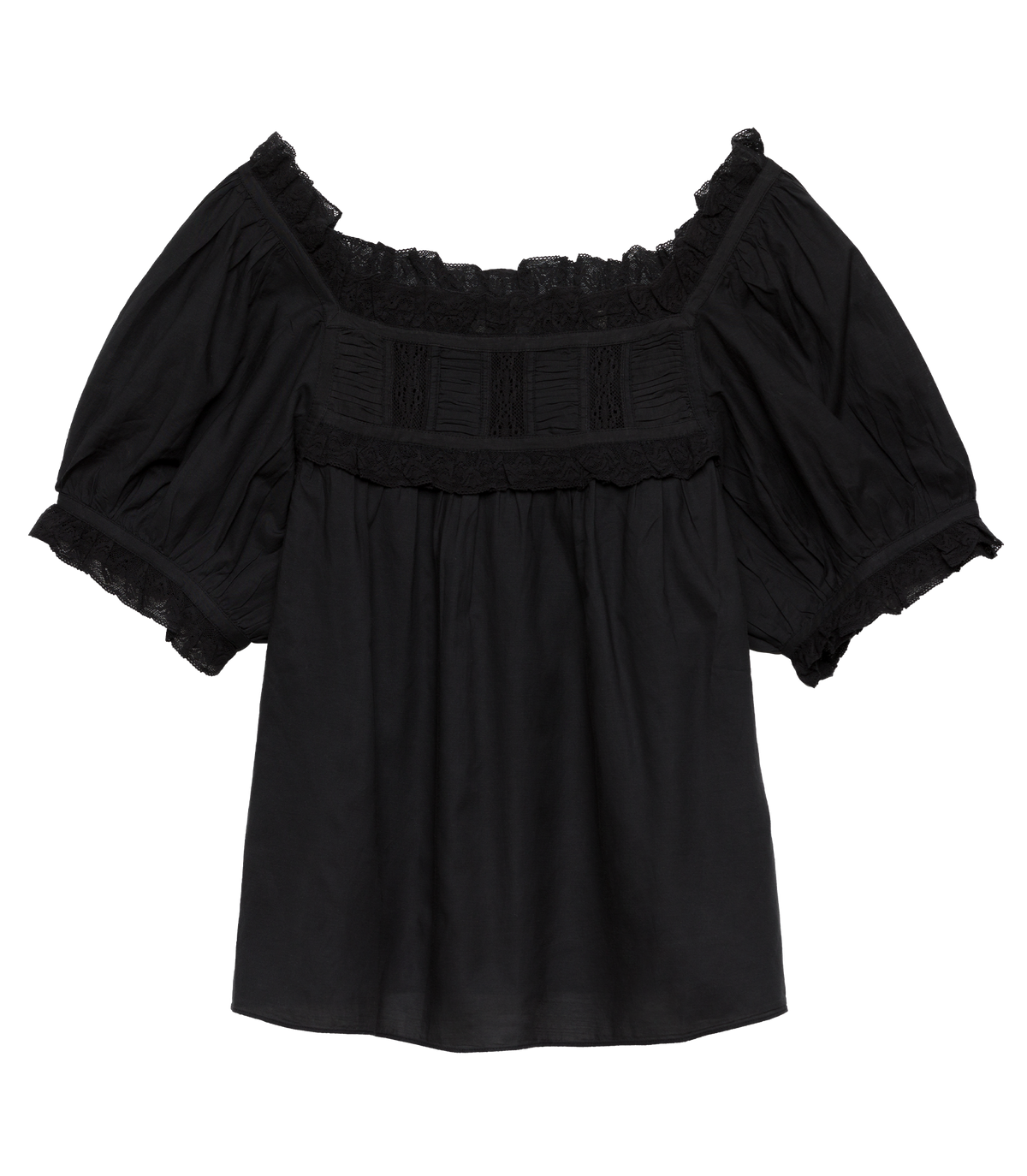 FRANCES TOP -- BLACK