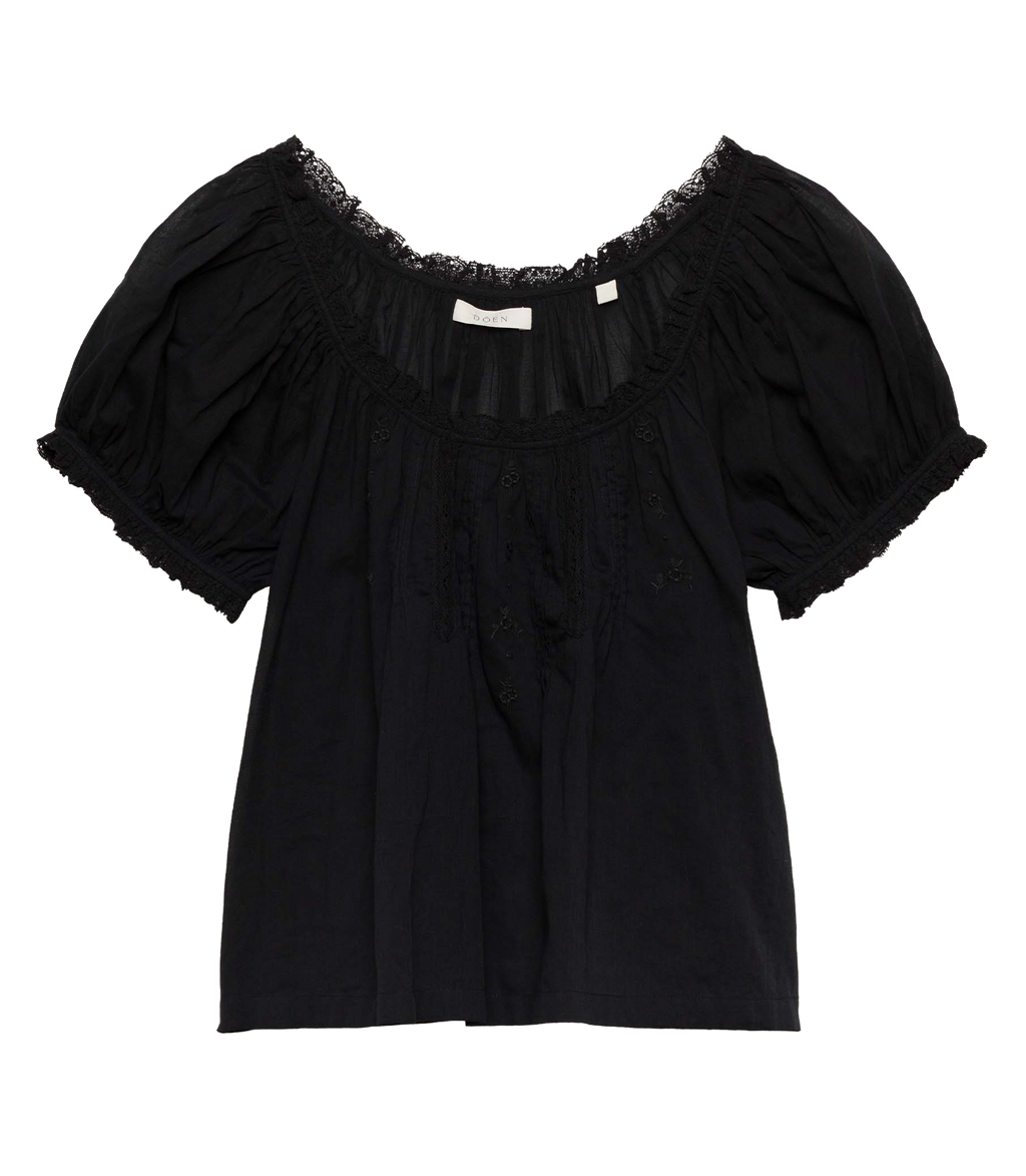 FREDERICA TOP -- BLACK