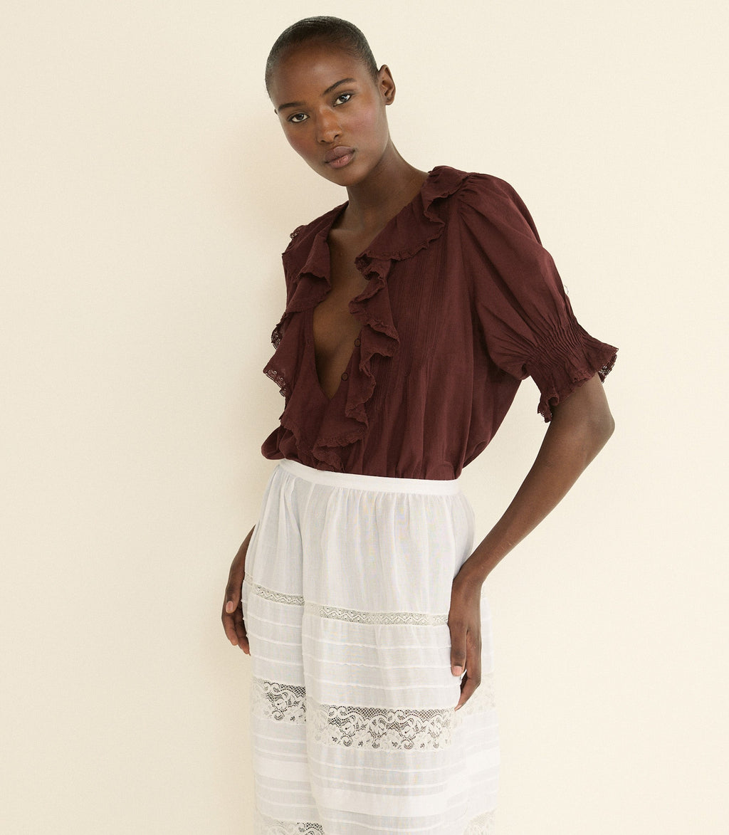 HENRI TOP -- DAHLIA