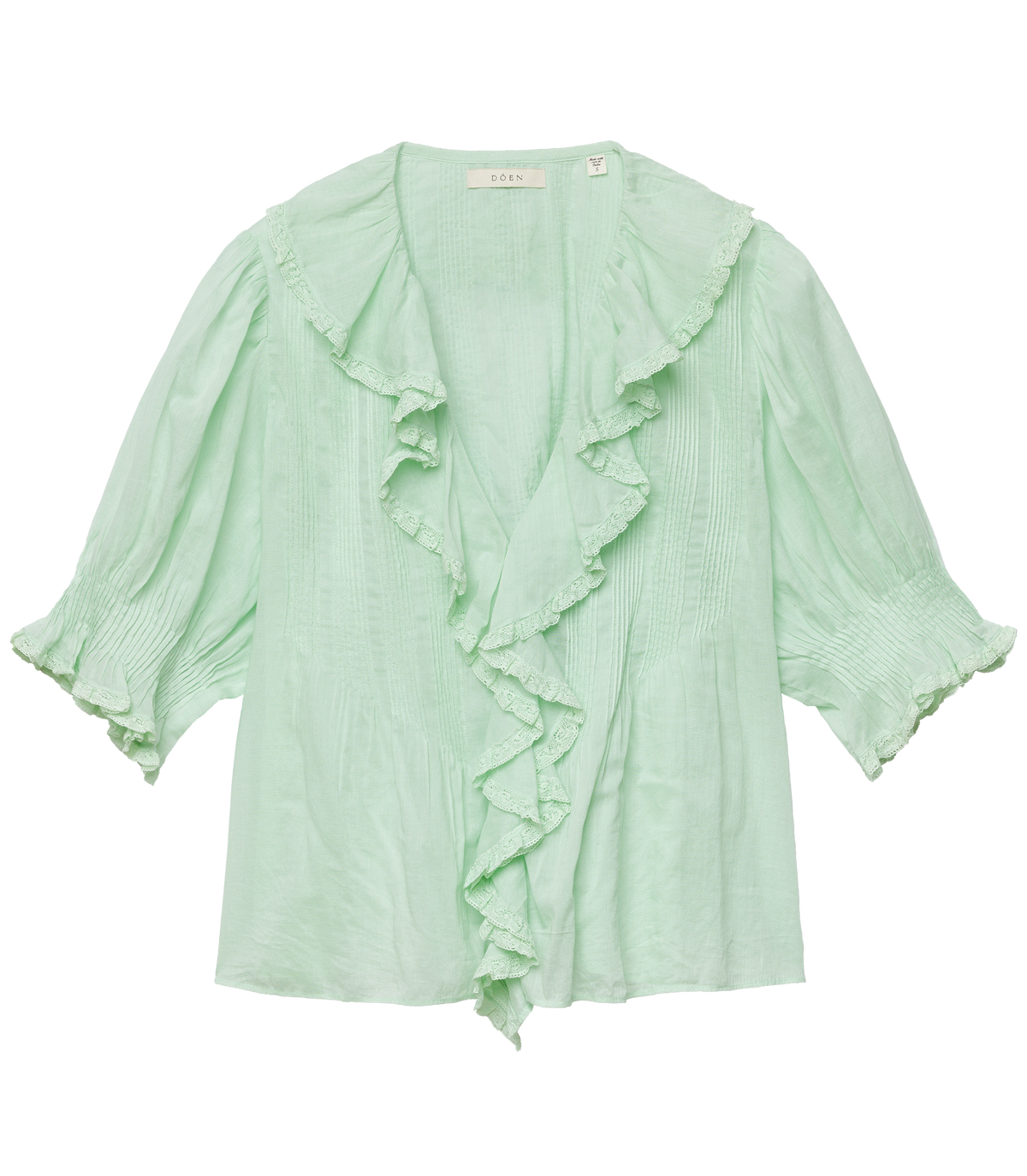 HENRI TOP -- SEAFOAM