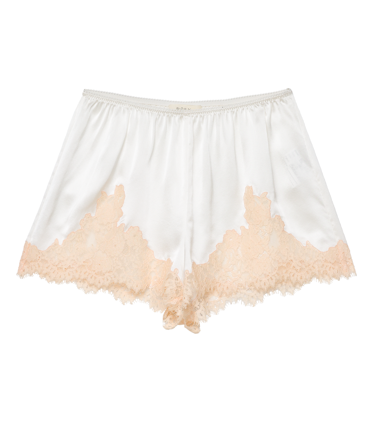 IONA SHORT -- SALT AND PEACH LACE