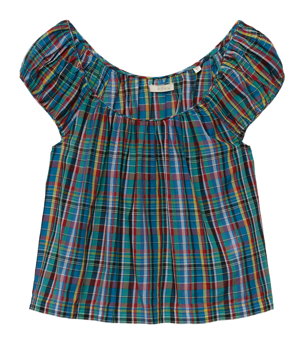 JESSA TOP -- ALDERBROOK PLAID