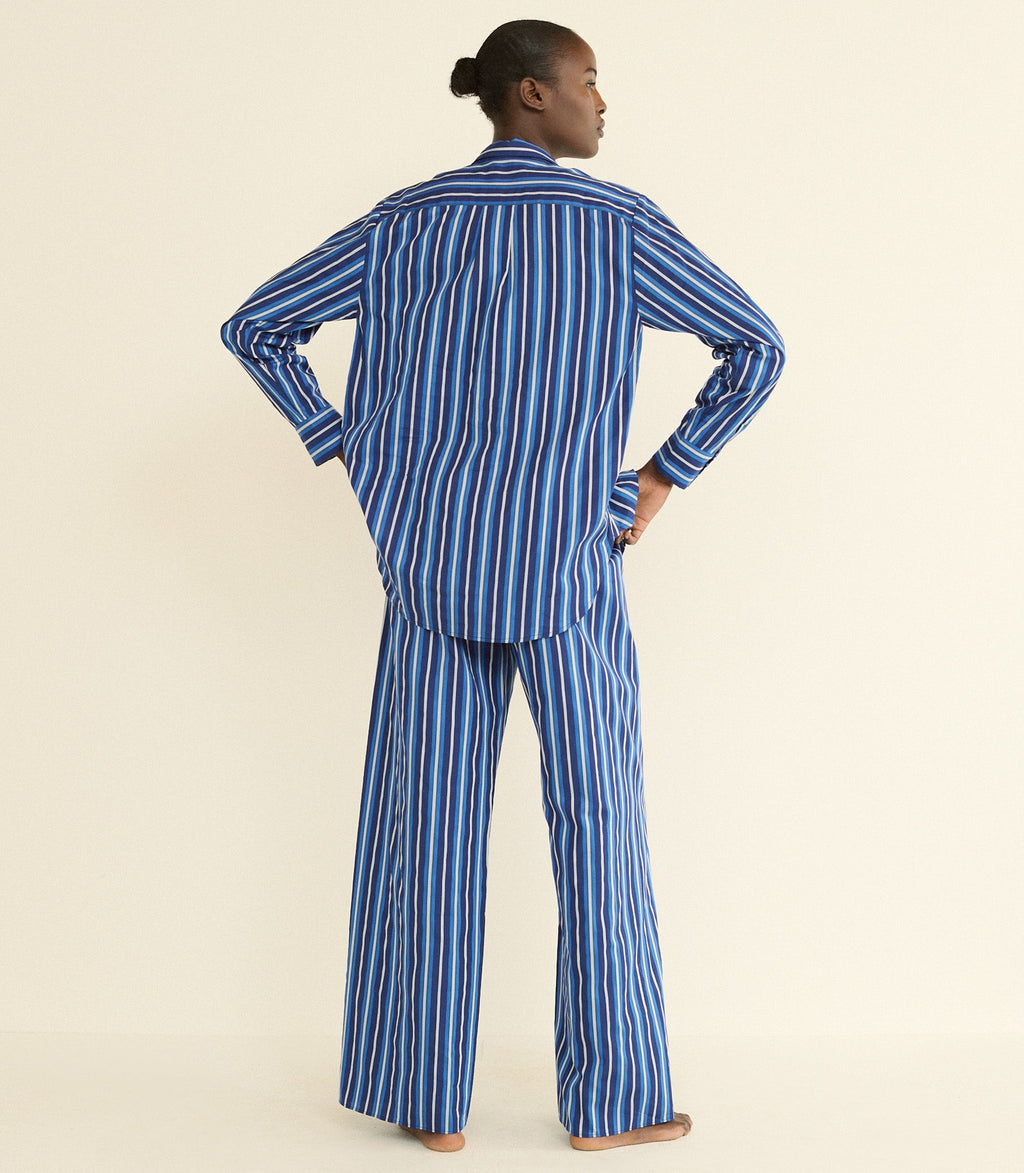 LAVONA DRAWSTRING PANT -- MARCEAU STRIPE