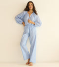 LAVONA DRAWSTRING PANT -- SALERNO STRIPE