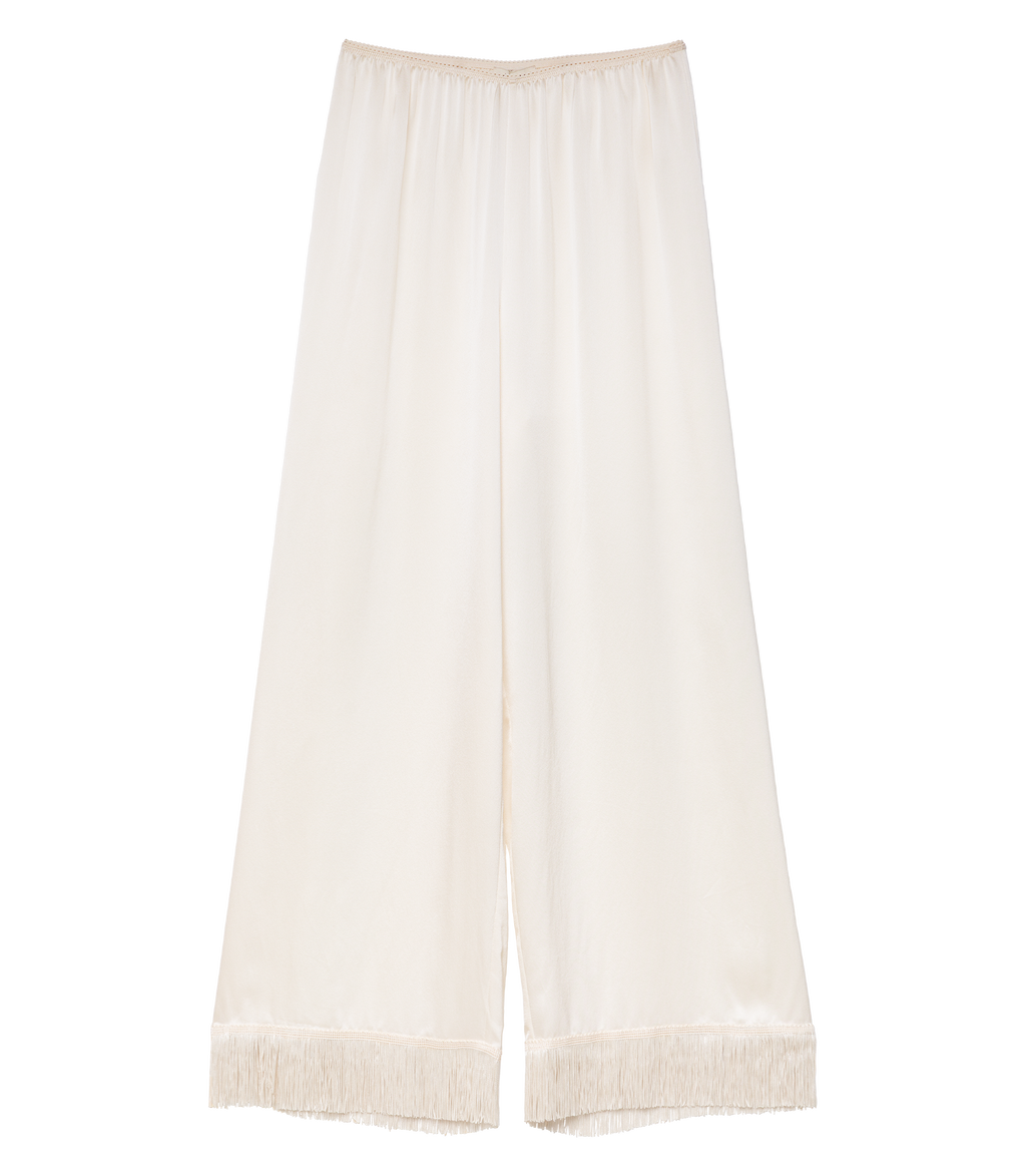 LAVON FRINGE PANT -- CANDLELIGHT