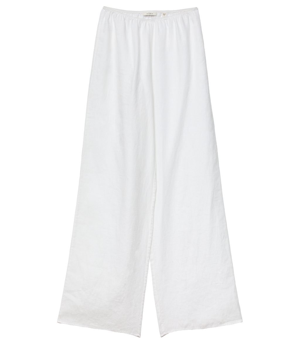 LAVON LINEN PANT -- SALT