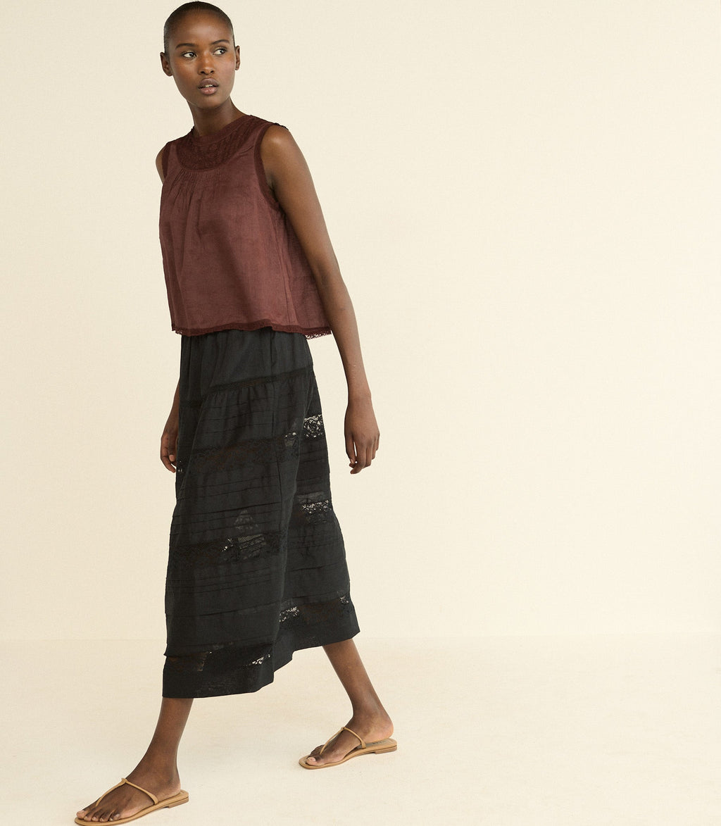 LILETTA TOP -- DAHLIA