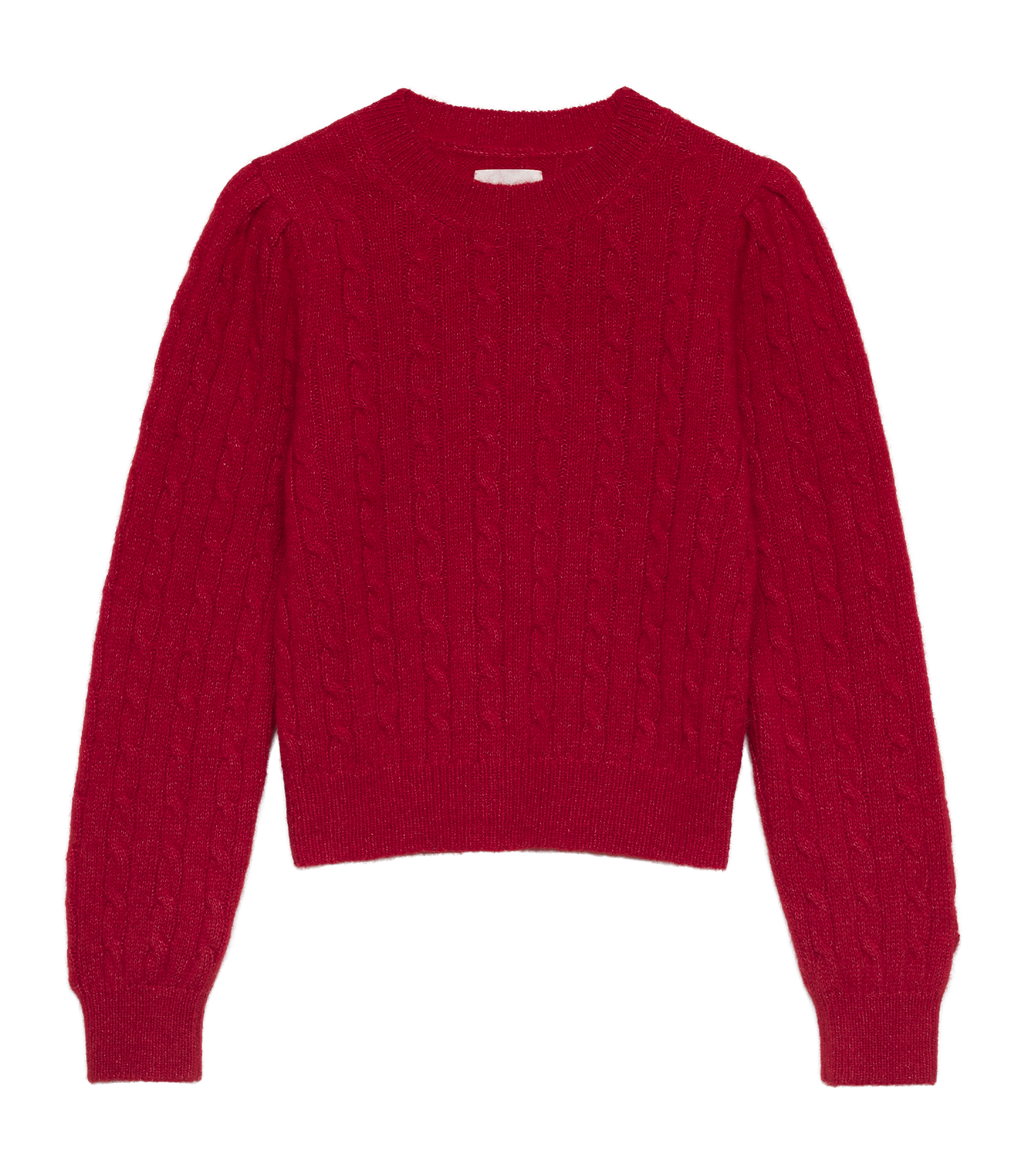 LINDON SWEATER -- CERISE