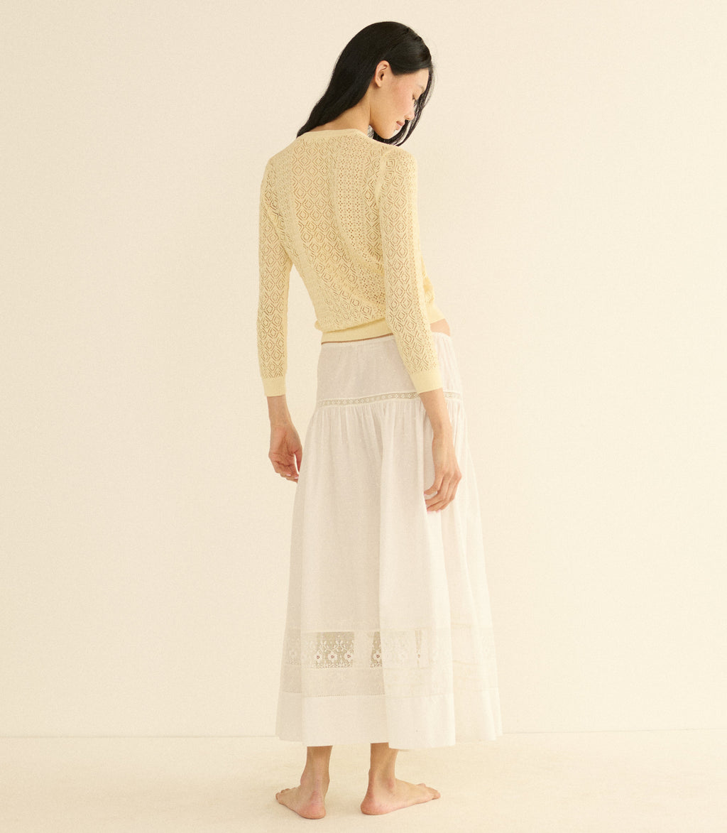 MARISE SKIRT -- SALT