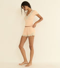 ORNA SHORT -- LIGHT PEACH SORBET