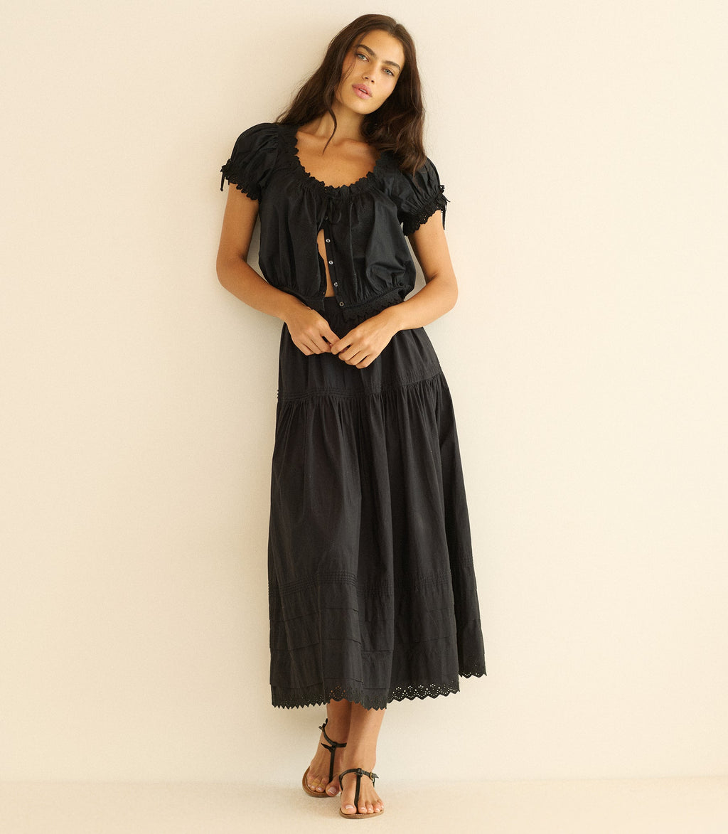 SEBASTIANE SKIRT -- BLACK