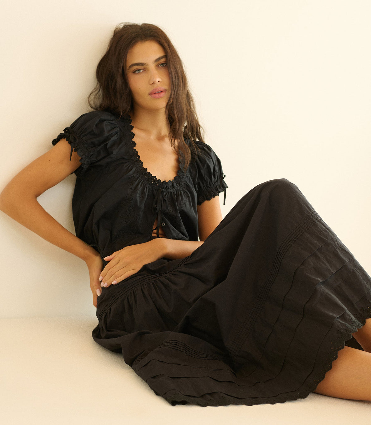 SEBASTIANE SKIRT -- BLACK