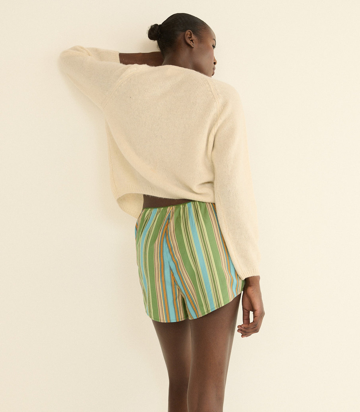 PEROLINE CASHMERE CARDIGAN -- DOGWOOD