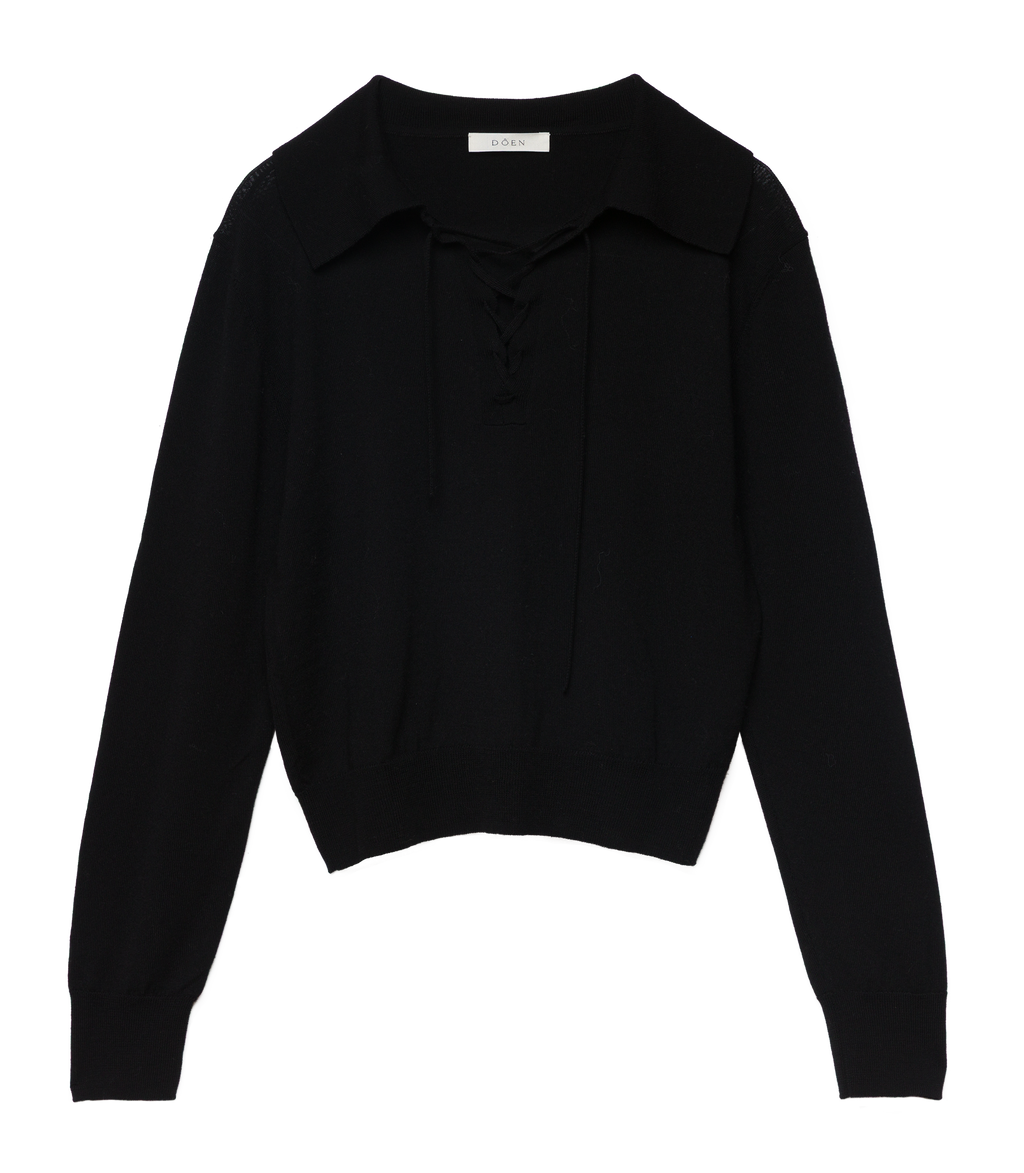 REED SWEATER -- BLACK