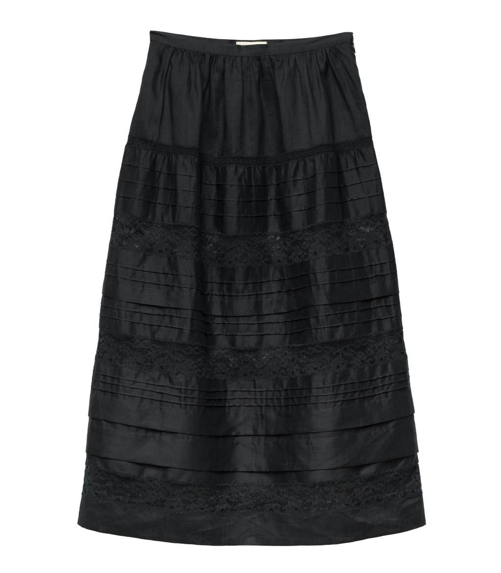 SIDRA SKIRT -- BLACK