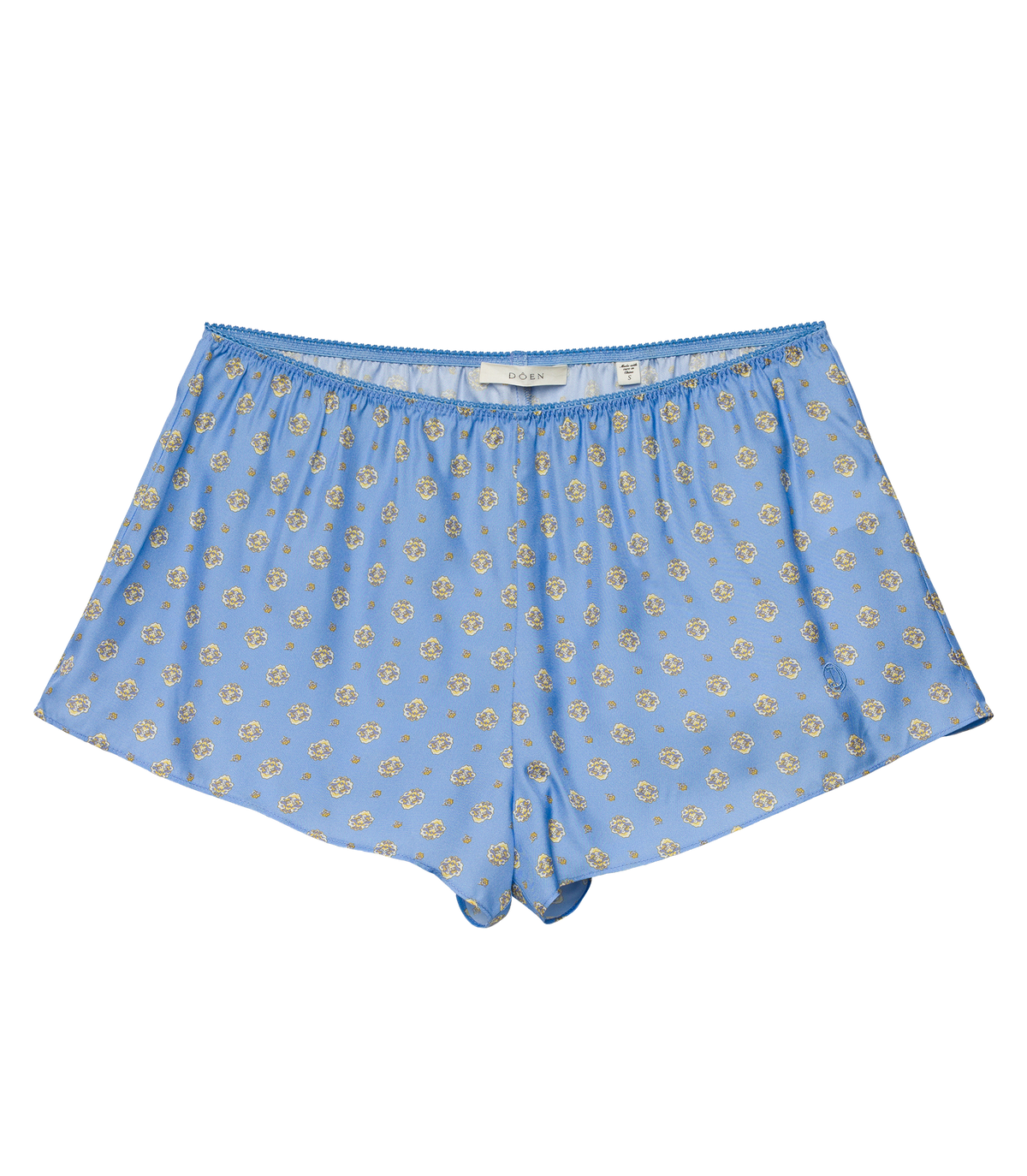 THELMA SHORT -- PERIWINKLE CADIZ FOULARD