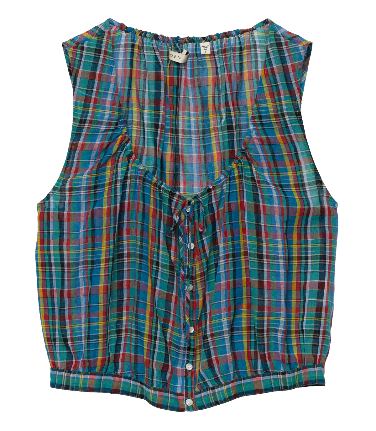 THEO TOP -- ALDERBROOK PLAID