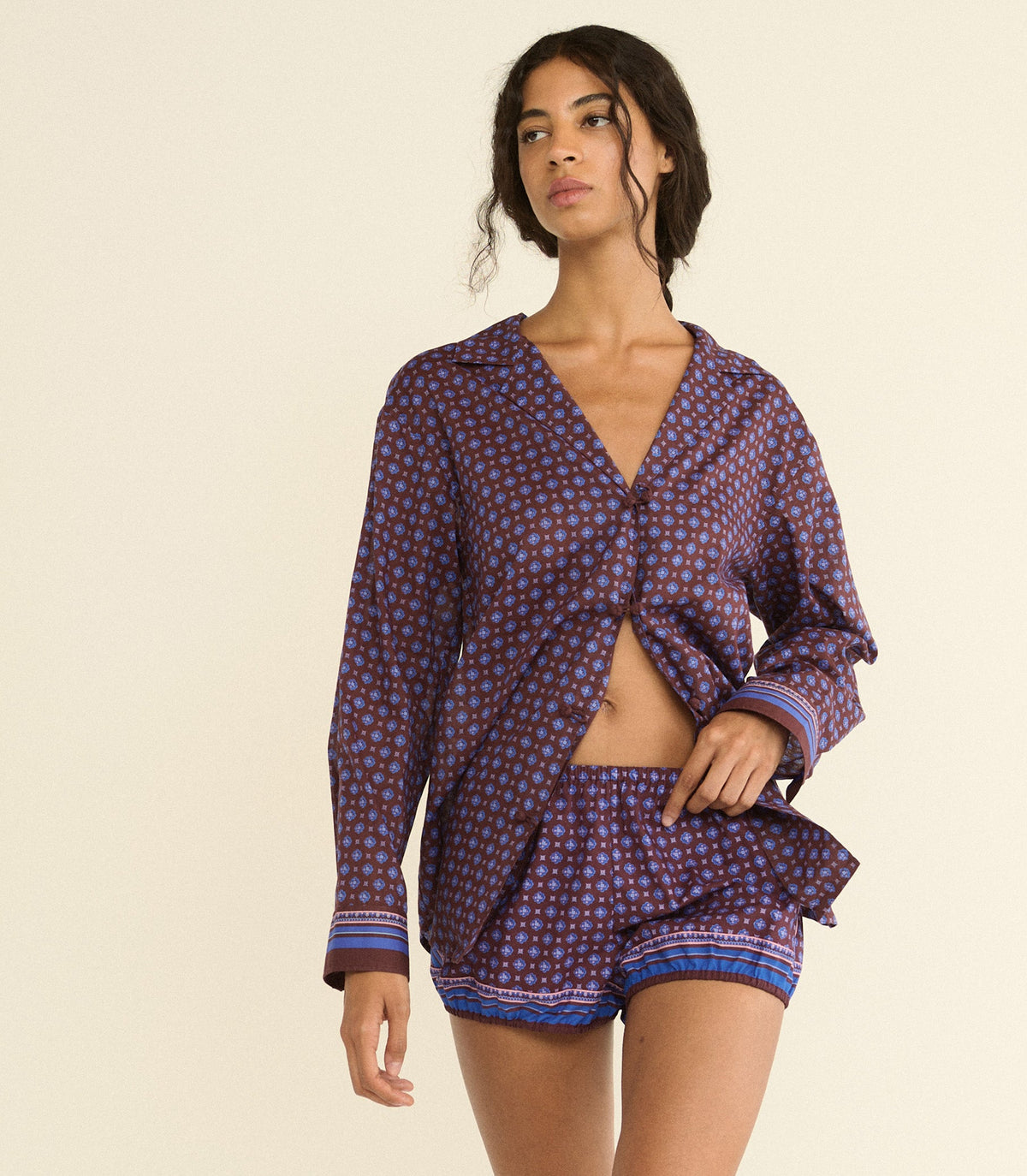 VIENNA SHORT -- MENORCA FOULARD